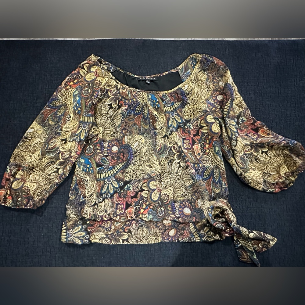 Sara Michelle Paisley Blouse